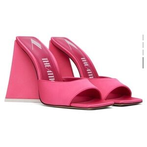 The Attico Pink Heels Modern Design